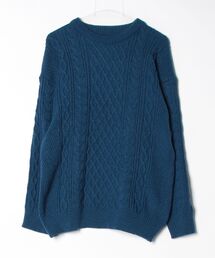PATRIOT TAXI SELECT（パトリオットタクシーセレクト）の「クルーネックケーブルニット（ニット/セーター）」