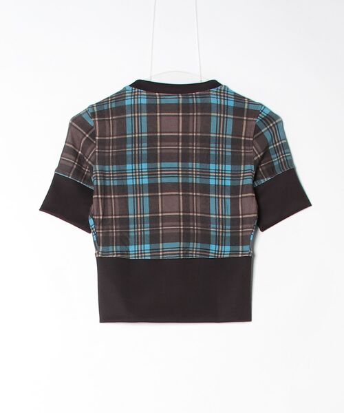 adidas(アディダス)の「ボタン付きVネック チェック シャツ / アディダスオリジナルス adidas Originals(シャツ/ブラウス・レディース・ブラウン・XX-LARGE/LARGE/MEDIUM/SMALL/X-LARGE)」の6枚目の写真