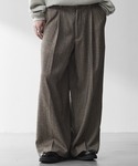 RUUBON（ルーボン）の「【RUUBON】nep tweed center press slacks/ネップツイード センタープレススラックスパンツ（その他パンツ・S）」