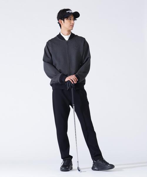 MASTER BUNNY EDITION(マスターバニーエディション)の「【MASTER BUNNY EDITION】小紋ジャガード(ブルゾン・メンズ・ブルー/グレー/ホワイト・LARGE/X-LARGE/MEDIUM)」の4枚目の写真