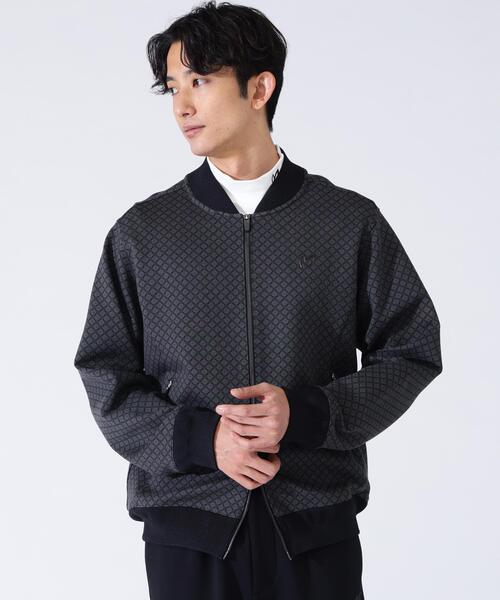 MASTER BUNNY EDITION(マスターバニーエディション)の「【MASTER BUNNY EDITION】小紋ジャガード(ブルゾン・メンズ・ブルー/グレー/ホワイト・LARGE/X-LARGE/MEDIUM)」の6枚目の写真