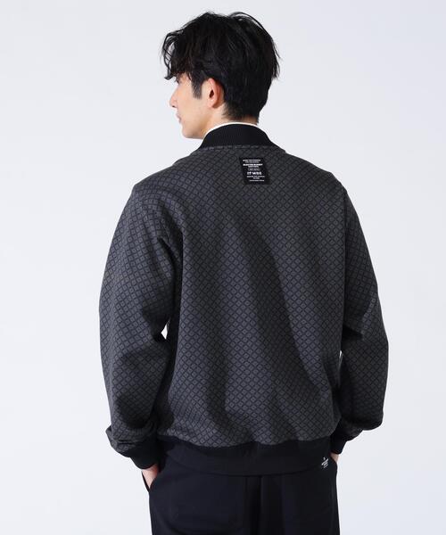 MASTER BUNNY EDITION(マスターバニーエディション)の「【MASTER BUNNY EDITION】小紋ジャガード(ブルゾン・メンズ・ブルー/グレー/ホワイト・LARGE/X-LARGE/MEDIUM)」の7枚目の写真