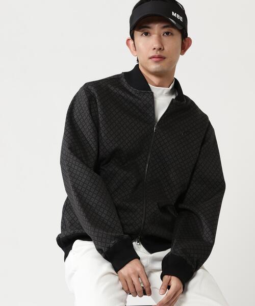 MASTER BUNNY EDITION(マスターバニーエディション)の「【MASTER BUNNY EDITION】小紋ジャガード(ブルゾン・メンズ・ブルー/グレー/ホワイト・LARGE/X-LARGE/MEDIUM)」の9枚目の写真