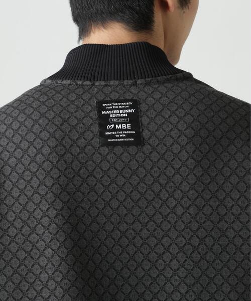 MASTER BUNNY EDITION(マスターバニーエディション)の「【MASTER BUNNY EDITION】小紋ジャガード(ブルゾン・メンズ・ブルー/グレー/ホワイト・LARGE/X-LARGE/MEDIUM)」の15枚目の写真