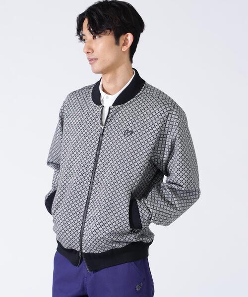MASTER BUNNY EDITION(マスターバニーエディション)の「【MASTER BUNNY EDITION】小紋ジャガード(ブルゾン・メンズ・ブルー/グレー/ホワイト・LARGE/X-LARGE/MEDIUM)」の21枚目の写真