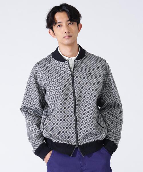 MASTER BUNNY EDITION(マスターバニーエディション)の「【MASTER BUNNY EDITION】小紋ジャガード(ブルゾン・メンズ・ブルー/グレー/ホワイト・LARGE/X-LARGE/MEDIUM)」の22枚目の写真
