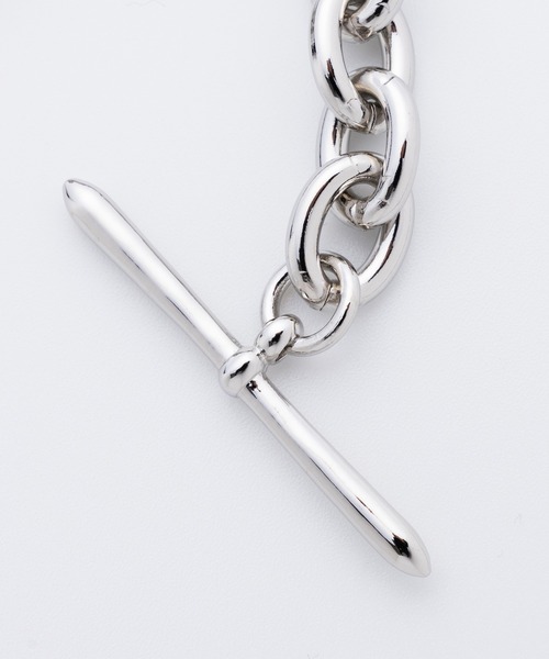 BASICKS(ベイシックス)の「【BASICKS】Heart Bracelet (Medium Link)(ブレスレット・メンズ・シルバー/ゴールド・M)」の7枚目の写真