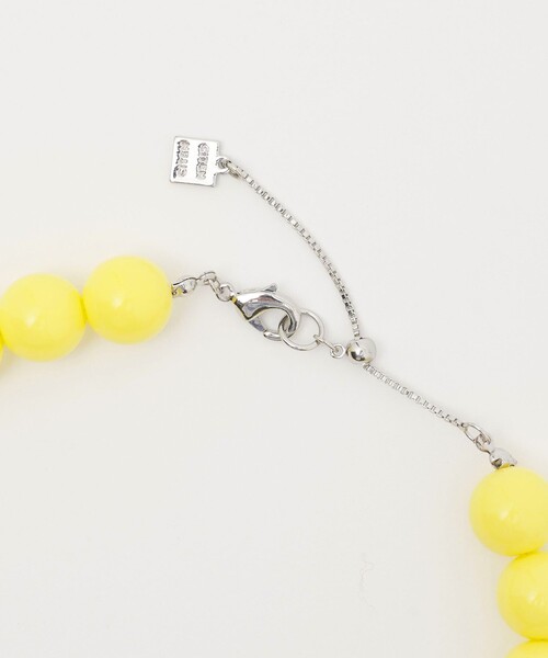 CITEN（シテン）の「＜CITEN＞カラフルボールチェーンネックレス（ネックレス・レディース・ライトブルー/ケリーグリーン/イエロー・FREE）」の6枚目の写真