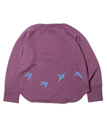 NATAL DESIGN（ネイタルデザイン）の「BRUSHED COTTON LONG SLEEVE HENLEY "LUCKY SWALLOW"（スウェット）」