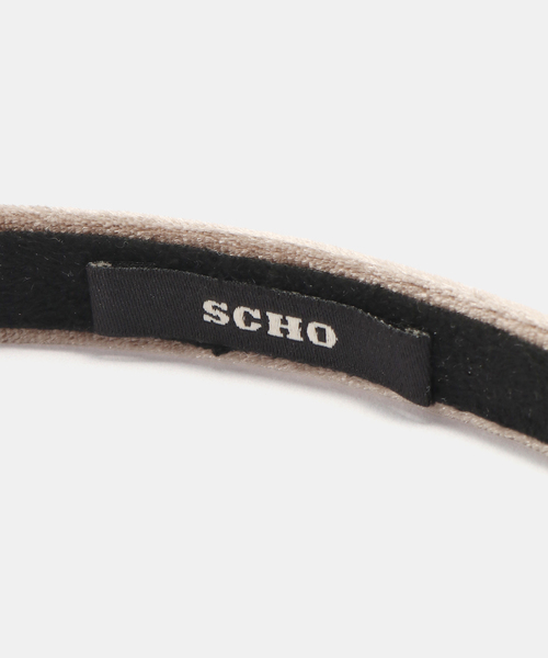 IENA（イエナ）の「SCHO/ショー SMOKE HAIRBAND ヘアバンド FW24-HB-BLA-SMO（カチューシャ・レディース・ウッド・FREE）」の3枚目の写真