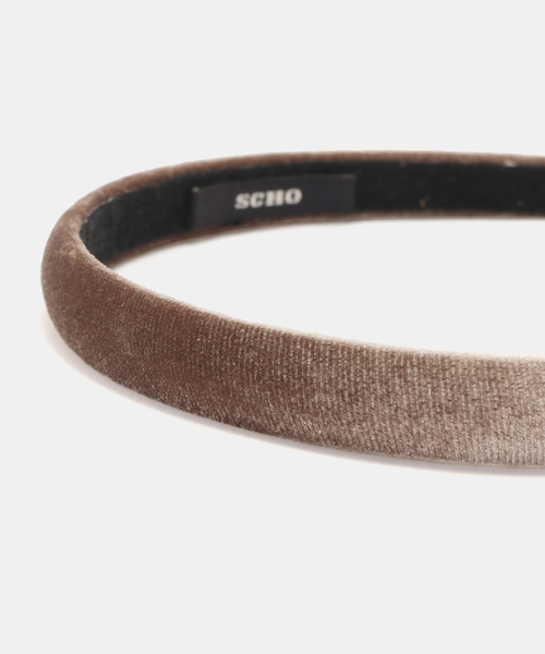 IENA（イエナ）の「SCHO/ショー SMOKE HAIRBAND ヘアバンド FW24-HB-BLA-SMO（カチューシャ・レディース・ウッド・FREE）」の4枚目の写真