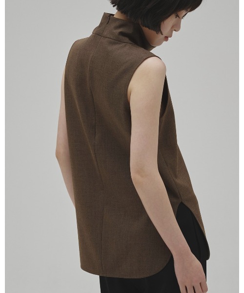 TODAYFUL(トゥデイフル)の「Twill Turtle Tops(Tシャツ/カットソー・レディース・ブルー系その他/グレイッシュベージュ/ブラック・FREE)」の14枚目の写真