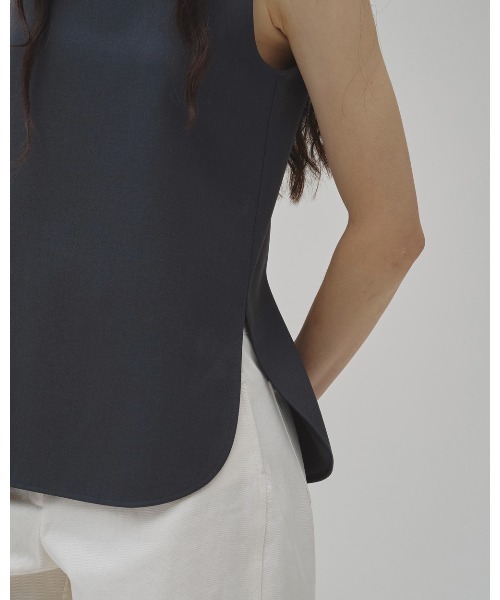 TODAYFUL(トゥデイフル)の「Twill Turtle Tops(Tシャツ/カットソー・レディース・ブルー系その他/グレイッシュベージュ/ブラック・FREE)」の16枚目の写真