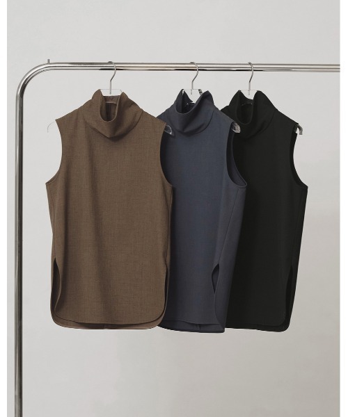 TODAYFUL(トゥデイフル)の「Twill Turtle Tops(Tシャツ/カットソー・レディース・ブルー系その他/グレイッシュベージュ/ブラック・FREE)」の19枚目の写真