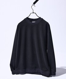 ABAHOUSE（アバハウス）の「クォーターゲージニット クルーネックスウェット   リラックスフィット（スウェット）」