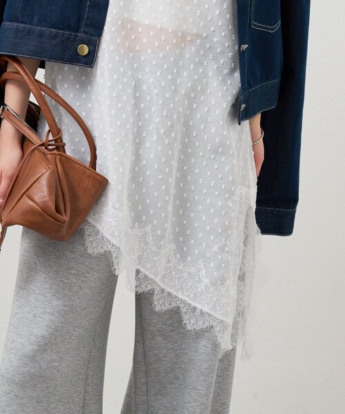 mystic（ミスティック）の「シアードビーヘムチュニック（チュニック・レディース・オフホワイト/ブラック・FREE）」の5枚目の写真