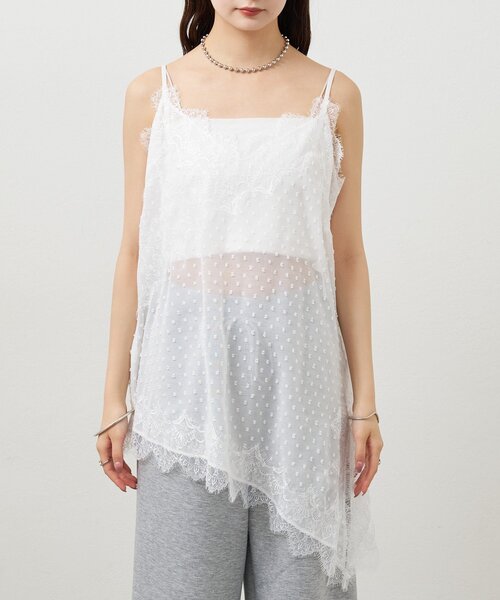 mystic（ミスティック）の「シアードビーヘムチュニック（チュニック・レディース・オフホワイト/ブラック・FREE）」の12枚目の写真