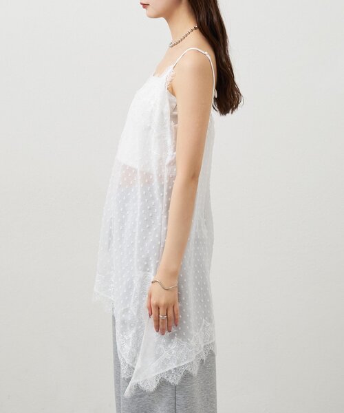 mystic（ミスティック）の「シアードビーヘムチュニック（チュニック・レディース・オフホワイト/ブラック・FREE）」の13枚目の写真