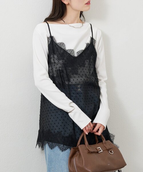 mystic（ミスティック）の「シアードビーヘムチュニック（チュニック・レディース・オフホワイト/ブラック・FREE）」の20枚目の写真