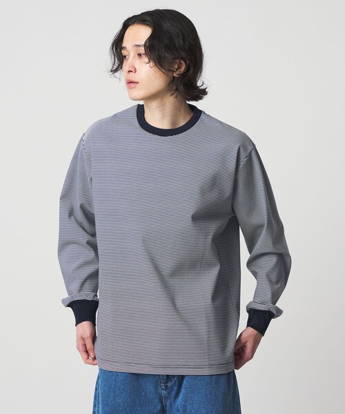 A DAY IN THE LIFE UNITED ARROWS(アデイインザライフユナイテッドアローズ)の「ポンチ リラックス カットソー<A DAY IN THE LIFE>(Tシャツ/カットソー・メンズ・その他1/ホワイト/ブラック・S/M/L)」の15枚目の写真