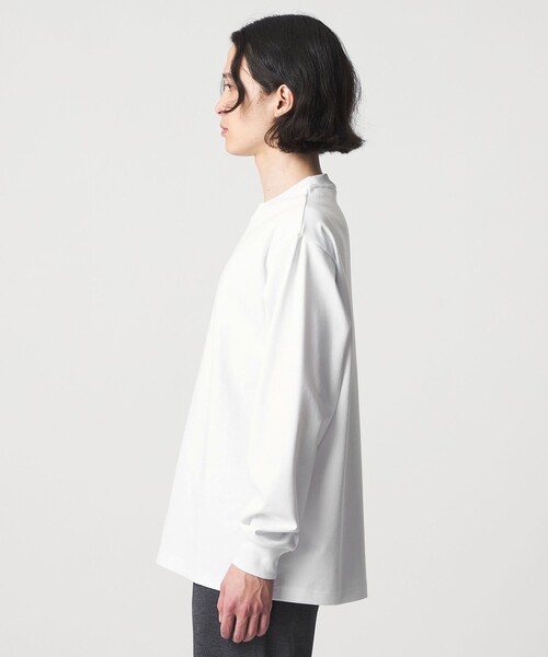 A DAY IN THE LIFE UNITED ARROWS(アデイインザライフユナイテッドアローズ)の「ポンチ リラックス カットソー<A DAY IN THE LIFE>(Tシャツ/カットソー・メンズ・その他1/ホワイト/ブラック・S/M/L)」の19枚目の写真