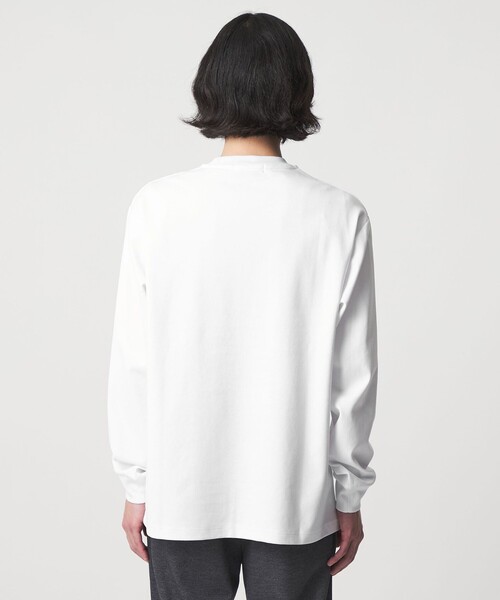 A DAY IN THE LIFE UNITED ARROWS(アデイインザライフユナイテッドアローズ)の「ポンチ リラックス カットソー<A DAY IN THE LIFE>(Tシャツ/カットソー・メンズ・その他1/ホワイト/ブラック・S/M/L)」の20枚目の写真
