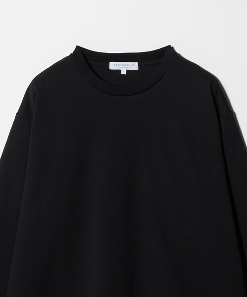 A DAY IN THE LIFE UNITED ARROWS(アデイインザライフユナイテッドアローズ)の「ポンチ リラックス カットソー<A DAY IN THE LIFE>(Tシャツ/カットソー・メンズ・その他1/ホワイト/ブラック・S/M/L)」の22枚目の写真