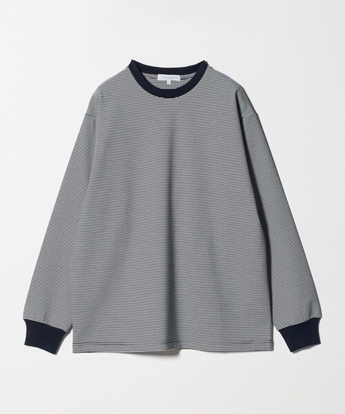 A DAY IN THE LIFE UNITED ARROWS(アデイインザライフユナイテッドアローズ)の「ポンチ リラックス カットソー<A DAY IN THE LIFE>(Tシャツ/カットソー・メンズ・その他1/ホワイト/ブラック・S/M/L)」の4枚目の写真
