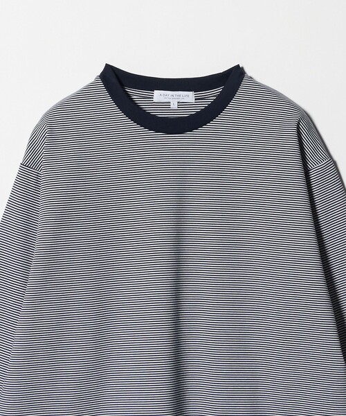 A DAY IN THE LIFE UNITED ARROWS(アデイインザライフユナイテッドアローズ)の「ポンチ リラックス カットソー<A DAY IN THE LIFE>(Tシャツ/カットソー・メンズ・その他1/ホワイト/ブラック・S/M/L)」の5枚目の写真