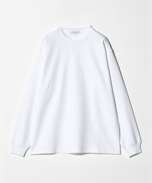 A DAY IN THE LIFE UNITED ARROWS(アデイインザライフユナイテッドアローズ)の「ポンチ リラックス カットソー<A DAY IN THE LIFE>(Tシャツ/カットソー・メンズ・その他1/ホワイト/ブラック・S/M/L)」の7枚目の写真