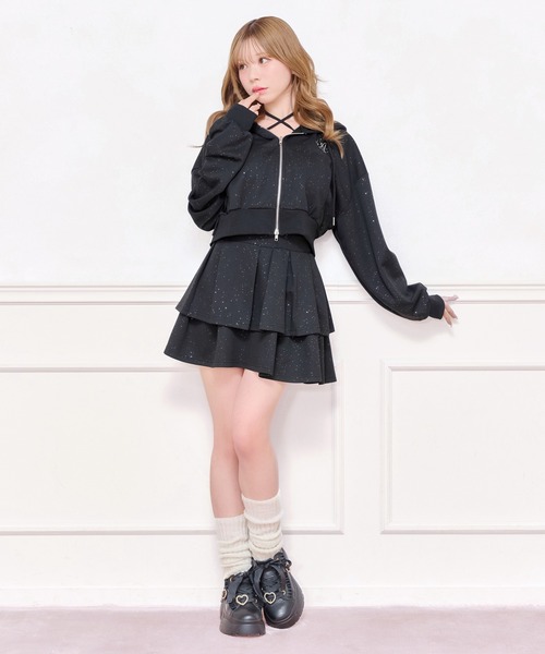 apres jour(アプレジュール)の「【上下セット売り】ラメポンチセットアップ(セットアップ・レディース・ピンク/ブラック/チャコールグレー・X-LARGE/フリー)」の15枚目の写真