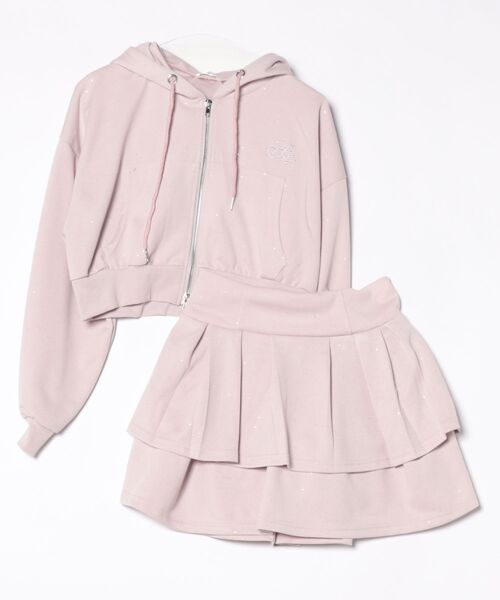 apres jour(アプレジュール)の「【上下セット売り】ラメポンチセットアップ(セットアップ・レディース・ピンク/ブラック/チャコールグレー・X-LARGE/フリー)」の8枚目の写真