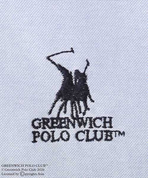 GREENWICH POLO CLUB(グリニッジポロクラブ)の「GREENWICH POLO CLUB(TM)クロップドシャツ(シャツ/ブラウス・レディース・サックスブルー/ストライプ/イエロー・FREE)」の15枚目の写真