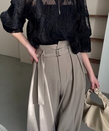 CAPRICIEUX LE'MAGE | 【yuu企画】【サイズ展開あり】アシメウエストパンツ(その他パンツ)