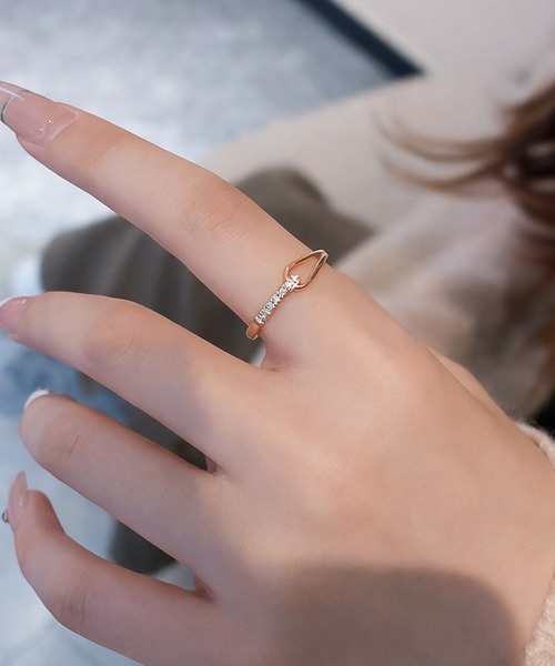 blackdia ocean(ブラックダイヤオーシャン)の「blackdia ocean ルクス ラインリング(リング・レディース・ゴールド/ピンクゴールド/シルバー・9号/12号/14号/16号/18号/20号)」の7枚目の写真