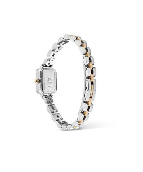 Daniel Wellington(ダニエルウェリントン)の「Quadro Mini 3-Link Two Tone ローズゴールド/ゴールド(アナログ腕時計・レディース・イエローゴールド/ピンクゴールド・ONE SIZE)」の7枚目の写真