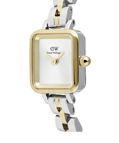 Daniel Wellington(ダニエルウェリントン)の「Quadro Mini 3-Link Two Tone ローズゴールド/ゴールド(アナログ腕時計・レディース・イエローゴールド/ピンクゴールド・ONE SIZE)」の4枚目の写真