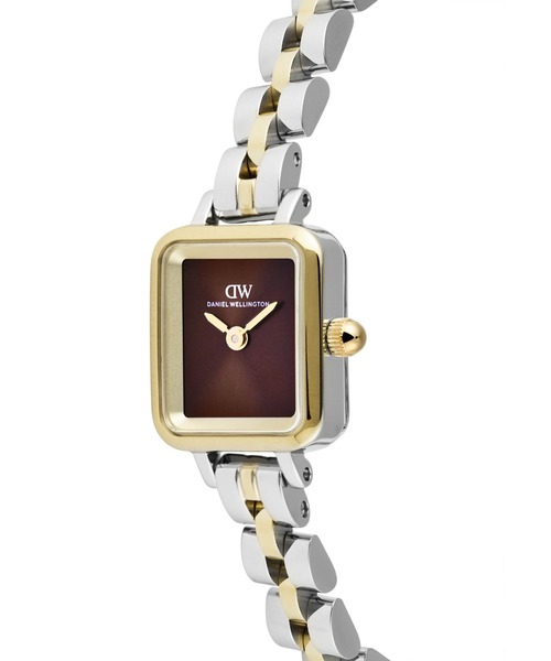Daniel Wellington(ダニエルウェリントン)の「Quadro Mini 3-Link Two Tone ローズゴールド/ゴールド(アナログ腕時計・レディース・イエローゴールド/ピンクゴールド・ONE SIZE)」の15枚目の写真