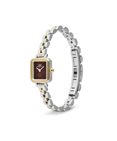 Daniel Wellington(ダニエルウェリントン)の「Quadro Mini 3-Link Two Tone ローズゴールド/ゴールド(アナログ腕時計・レディース・イエローゴールド/ピンクゴールド・ONE SIZE)」の16枚目の写真