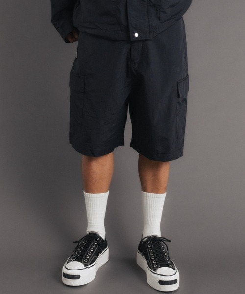 FR(13)NDS(フレンズ)の「FR(13)NDS /フレンズ/NYLON SHORTS(その他パンツ・メンズ・ブラック/グレー・M/L)」の2枚目の写真