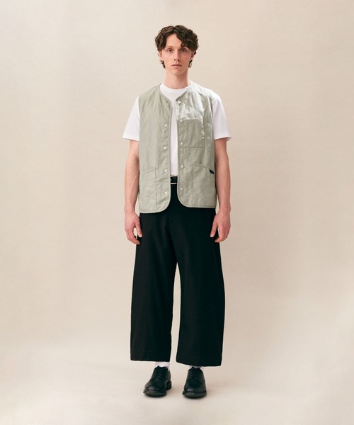 LAVENHAM(ラベンハム)の「Linen Cotton Unwadded Thornham Mens / リネン コットン アンワディッド ソーンハム メンズ(ベスト・メンズ・ブラック/ミント・S/M/L/XL)」の13枚目の写真