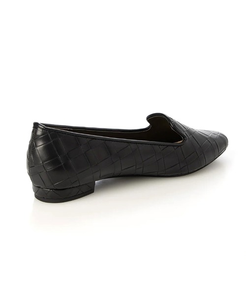 Fin(フィン)の「スクエアトゥカタオシメッシュローファー【低反発スポンジ入り】(ローファー・レディース・ブラック/ゴールド/ベージュ/アイボリー/シルバー・25cm/24.5cm/23cm/22.5cm/24cm/23.5cm)」の6枚目の写真