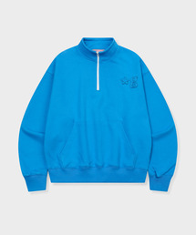 GRUNDEN（グルンデン）の「SIGNATURE LOGO HALF ZIP-UP (SKY BLUE)（スウェット）」