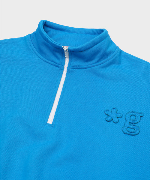 GRUNDEN（グルンデン）の「SIGNATURE LOGO HALF ZIP-UP (SKY BLUE)（スウェット・レディース・その他・unisex M/unisex L）」の3枚目の写真