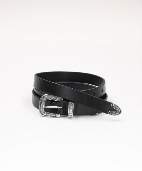 BACK NUMBER(バックナンバー)34mmレザーナローロングベルト