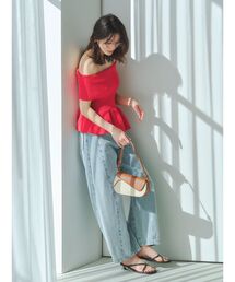 LAGUNAMOON | セミワイドカーブデニムパンツ(デニムパンツ)