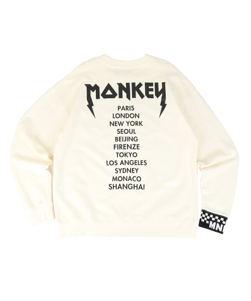 Monkey Flower(モンキーフラワー)の「共用シティグラフィックスウェット/MS9WMT09U_WHITE(スウェット・メンズ・その他・FREE)」の5枚目の写真