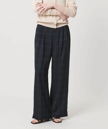 UNITED ARROWS | チェック 2タック ワイドパンツ ‐ウォッシャブル‐(スラックス)