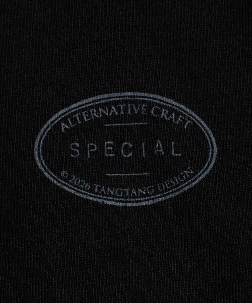 TANGTANG（タンタン）の「＜TANGTANG＞A MESSAGE WHAT Tシャツ（Tシャツ/カットソー・メンズ・ブラック・S/M/L/XL）」の7枚目の写真