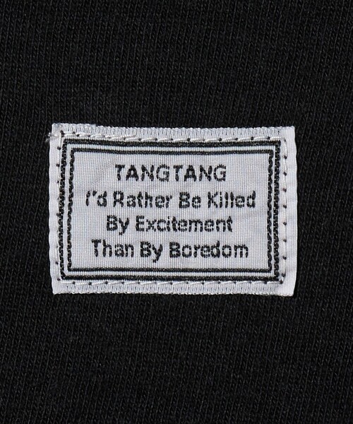 TANGTANG（タンタン）の「＜TANGTANG＞A MESSAGE WHAT Tシャツ（Tシャツ/カットソー・メンズ・ブラック・S/M/L/XL）」の8枚目の写真